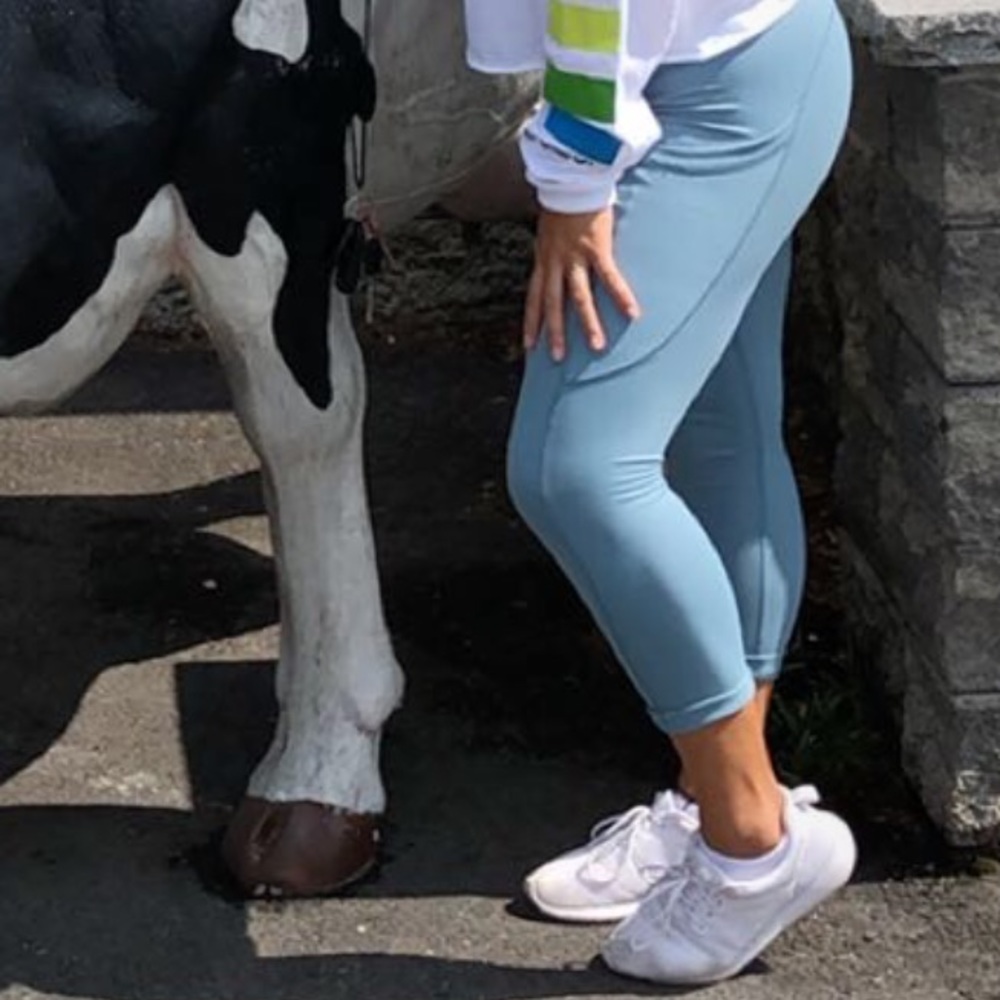 7/8 leggings pockets 90 degree by reflex light blu